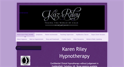 Desktop Screenshot of karenriley-hypnotherapy.com